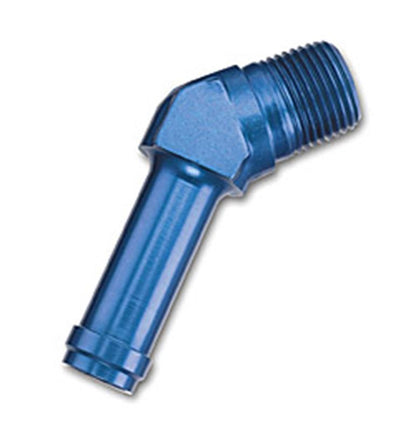 Russell Performance -6 AN 45 Degree 1/4in Pipe to 3/8in Tube Adapter
