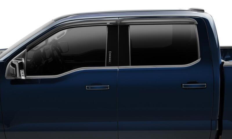 Husky Liners 01-07 Chevrolet Silverado 1500 CC Ventvisor Low Profile (4pc) - Smoke