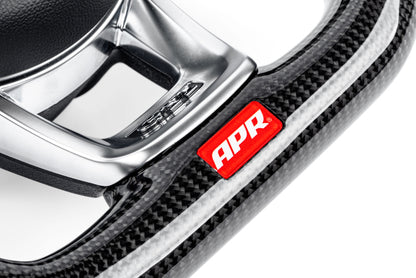 APR 15-26 Volkswagen Golf R/GTI/Jetta (MK7) Carbon Fiber/Red Stitch Steering Wheel (Non Paddles)