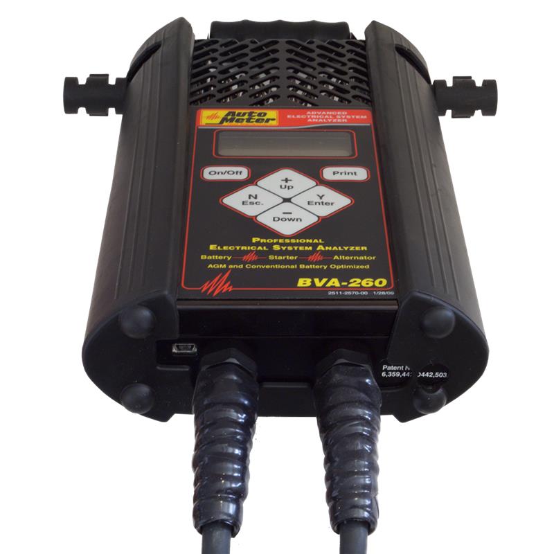 Autometer Handheld Electrical System Analyzer w/120 Amp Load for 6V/12V Applications