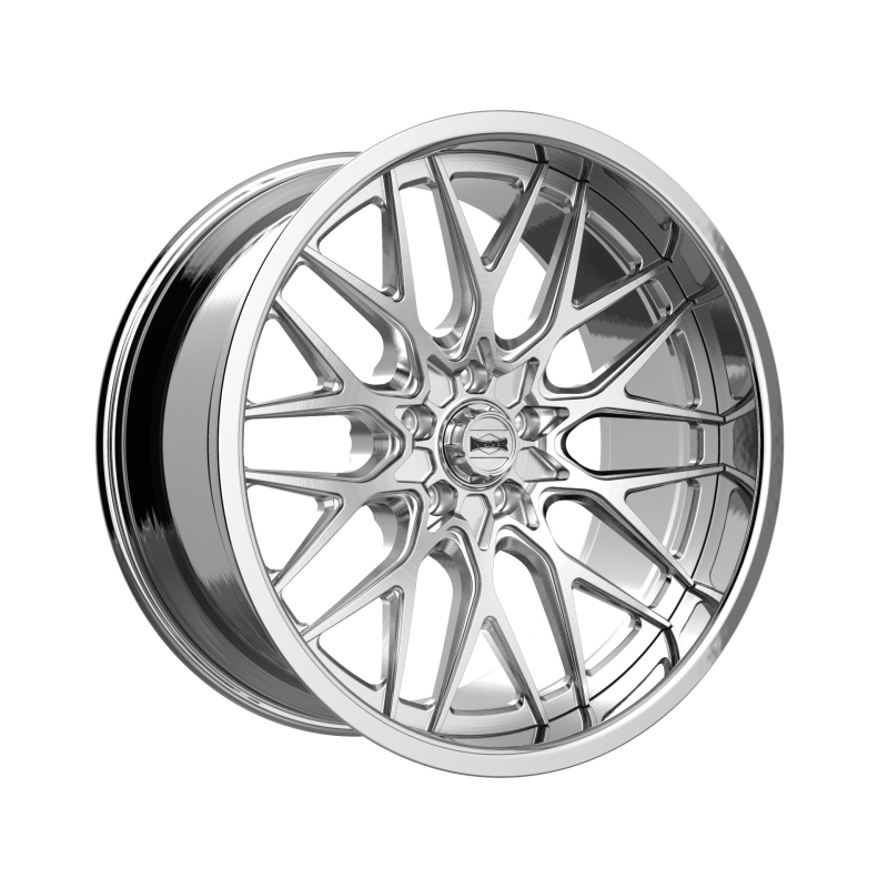 Ridler Wheels Ridler 681 22x10.5 / 5x127 BP / 10mm Offset / 83.82mm Hub Brushed w/ Polished Lip Wheel
