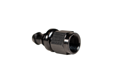 Fleece Performance Universal -8AN Straight to Hose Barb - Black