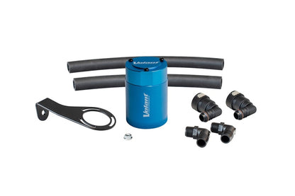 Volant 21-25 Ford Bronco 2.7L Turbo Auto 3oz Aluminum Oil Catch Can w/Mounting Bracket - Blue