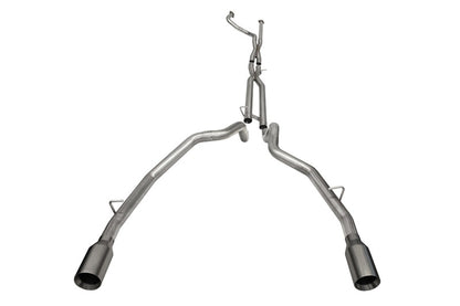 CORSA Performance Corsa 2021-2024 Dodge Ram TRX Crew Cab Baja Catback Exhaust Dual Rear Gunmetal Tip