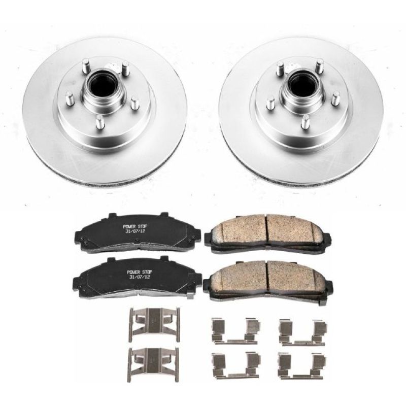 PowerStop Power Stop 95-01 Ford Explorer Front Z17 Evolution Geomet Coated Brake Kit