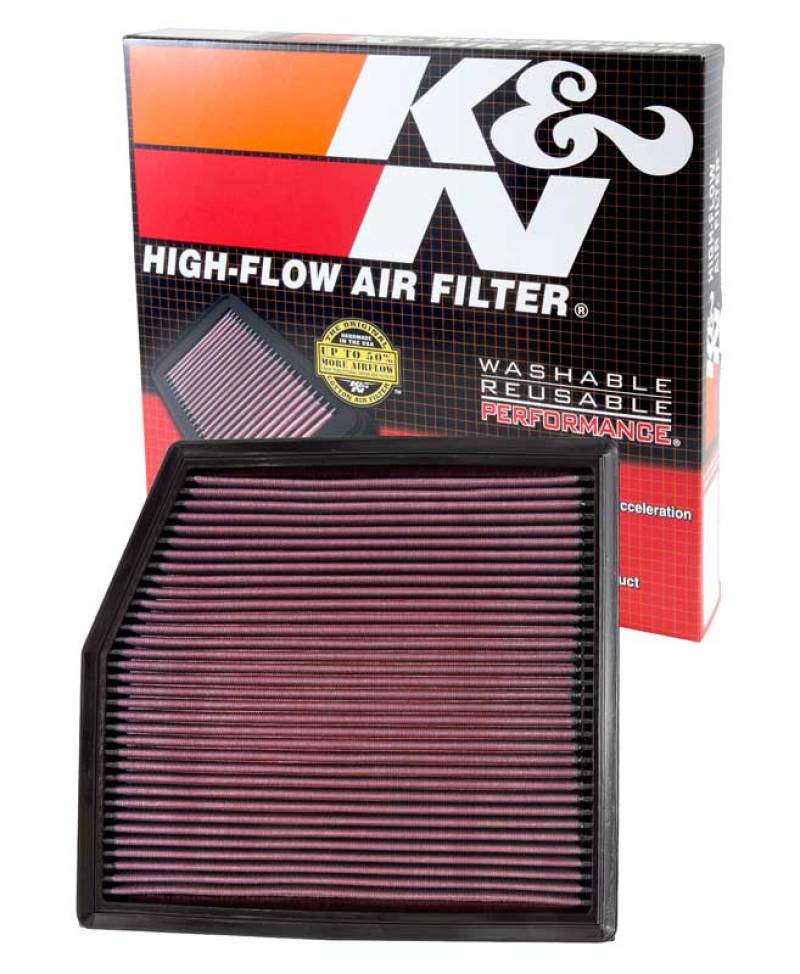 K&N Engineering K&N 10-12 BMW 135i/335i/335i XDrive/X1 35i 3.0L L6 (E90) Replacement Air Filter
