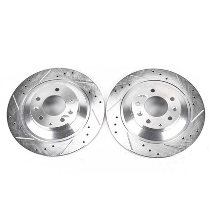 PowerStop Power Stop 06-07 Mazda 6 Rear Evolution Drilled & Slotted Rotors - Pair