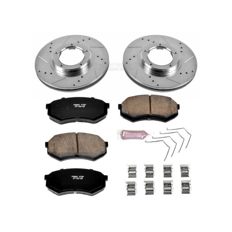 PowerStop Power Stop 95-04 Toyota Tacoma Front Z23 Evolution Sport Brake Kit