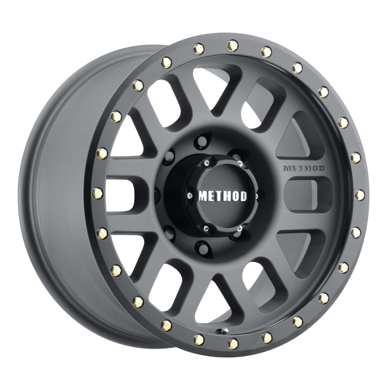 Method Wheels Method MR309 Grid 18x9 +18mm Offset 8x180 130.81mm CB Titanium/Black Street Loc Wheel
