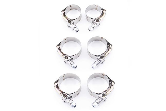 Hybrid Racing HYB-TBC-00-10 T-Bolt Radiator Hose Clamp Kit (06-11 Civic Si)