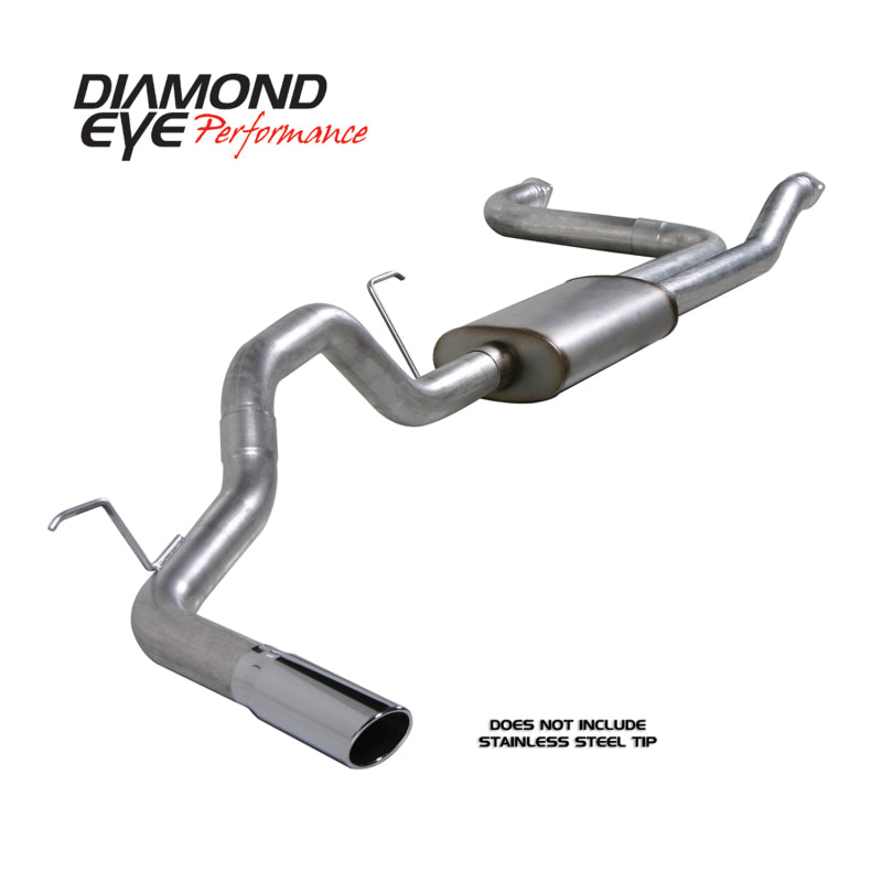 Diamond Eye Performance Diamond Eye KIT 3-1/2in Catback Single GAS AL NISSAN TITAN 5.6L 07-10