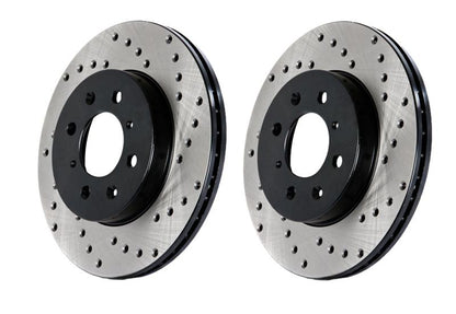 StopTech 05-10 Ford Mustang V6/4.0L / GT V8/4.6L Cross Drilled Right Rear Rotor