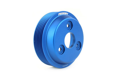 Perrin Performance PERRIN 22-26 Subaru WRX / 21-25 Crosstrek / 20-25 LGT/OBXT/FXT Lightweight Water Pump Pulley - Blue
