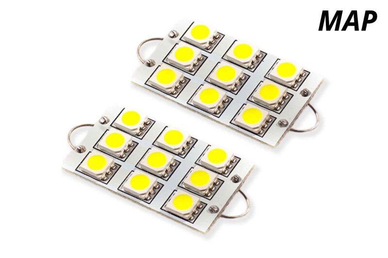 Diode Dynamics 44mm SML9 LED Bulb - Red (Pair)