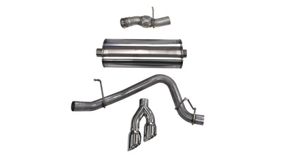 CORSA Performance Corsa 2015-2020 GMC Yukon Denali 6.2L V8 Single Side Exit Cat-Back Exhaust w/ Polished Tips