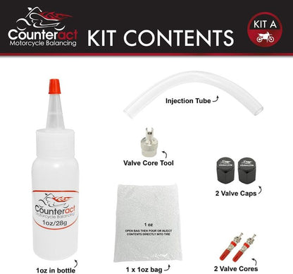 Counteract Motorcycle Balancing Bead DIY Kit: (2) 1oz Bags