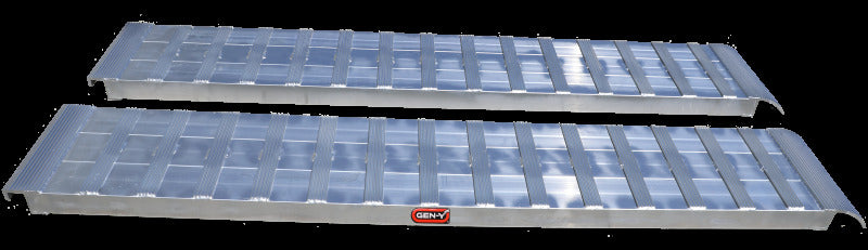 GEN-Y Hitch Gen-Y Extreme-Duty 10ft Aluminum Loading Ramps 15in x 120in 7K Capacity Per Ramp - Pair