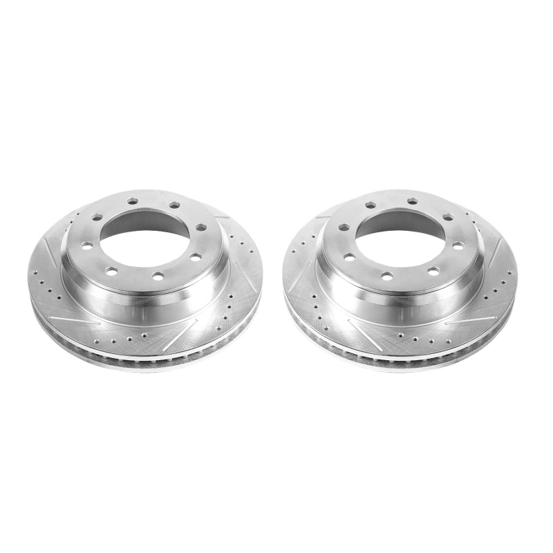 PowerStop Power Stop 08-14 Ford E-150 Rear Evolution Drilled & Slotted Rotors - Pair