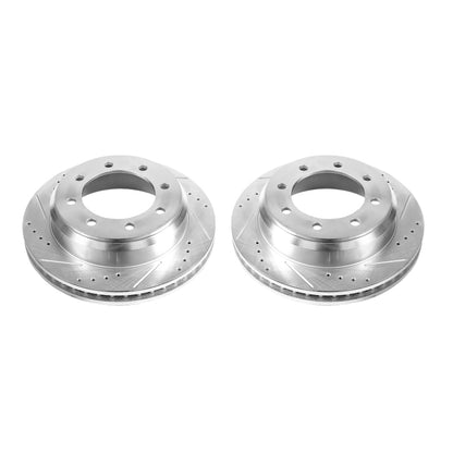 PowerStop Power Stop 08-14 Ford E-150 Rear Evolution Drilled & Slotted Rotors - Pair