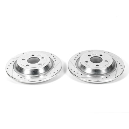 PowerStop Power Stop 15-17 Ford F-150 Rear Evolution Drilled & Slotted Rotors - Pair