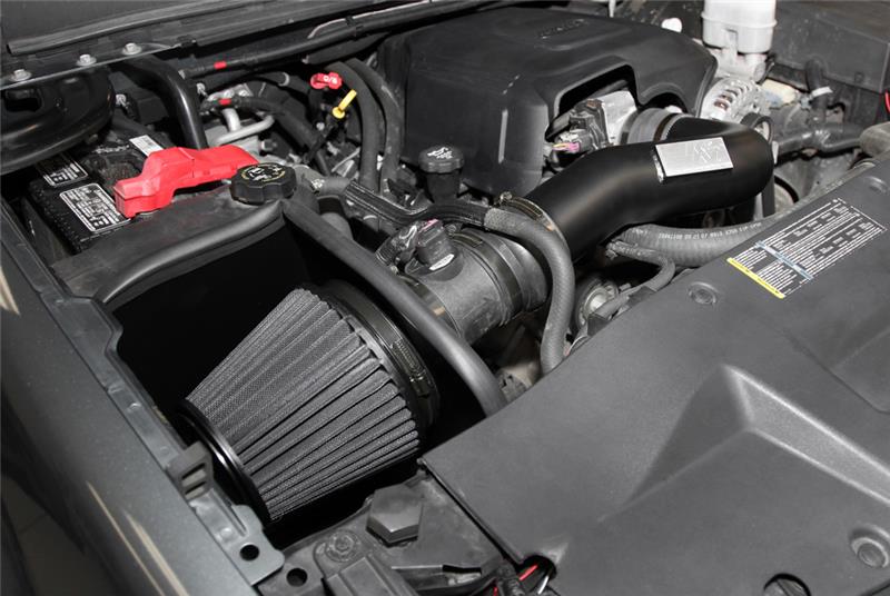 K&N Engineering K&N 07-08 Chevy Silverado 1500 4.8L/5.3L V8 / 07-08 GMC Yukon 4.8L/5.3L V8 Black Perf Intake Kit