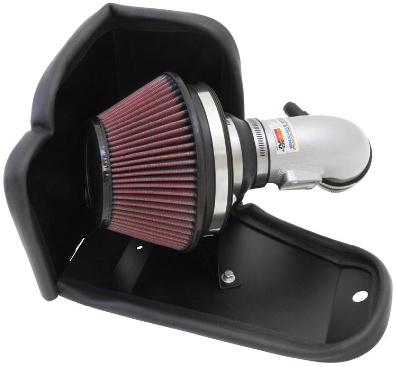 K&N Engineering K&N 12-13 Honda Civic 1.8L L4 Silver Typhoon Intake