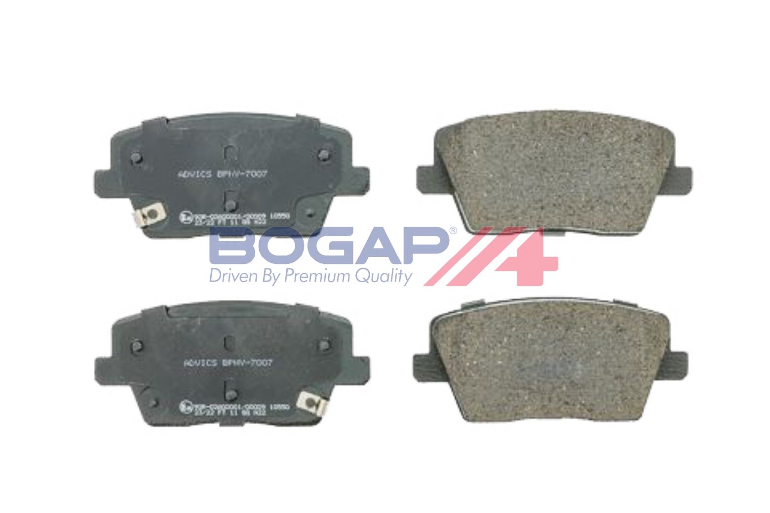 BOGAP Y8210261 Brake Pad Set, Disc Brake