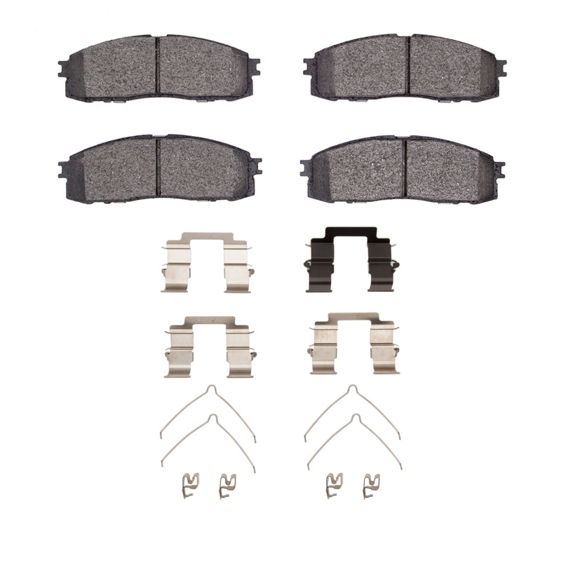 DFC 84-87 Toyota Cressida Rear 5000 Advanced Ceramic Brake Pads and Hardware Kit