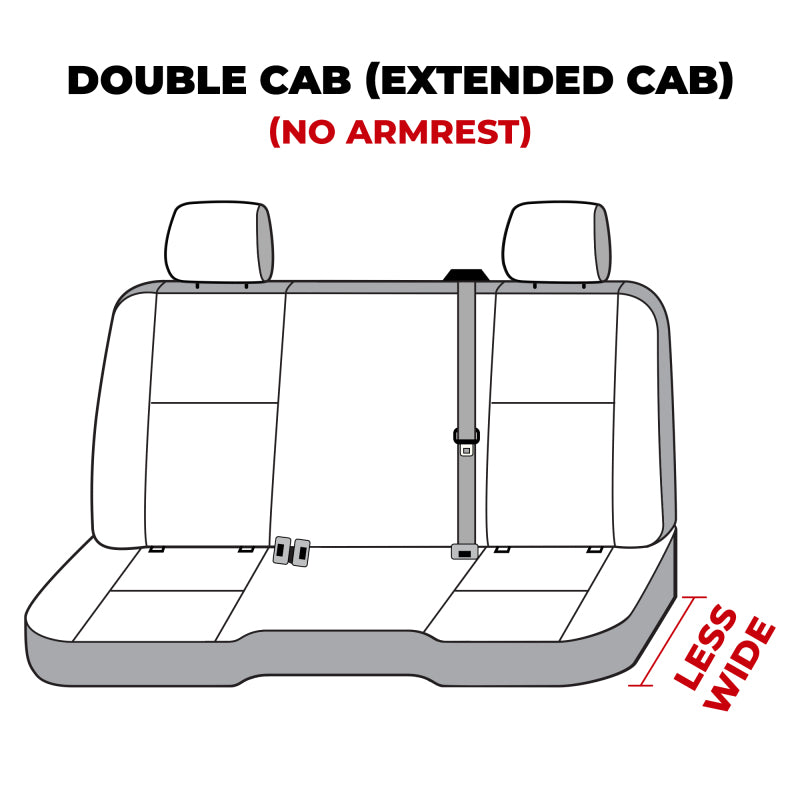 Covercraft 14-18 Chevrolet Silverado Polycotton SeatSaver Custom Second Row Seat Covers - Charcoal