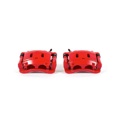 PowerStop Power Stop 06-13 Infiniti QX56 Front Red Calipers w/Brackets - Pair