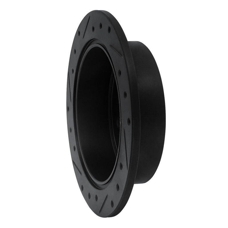 R1 Concepts R1 97-04 Mitsubishi DIAMANTE Rear Right Drilled & Slotted Black Brake Rotor