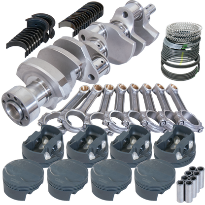 Eagle Chevy LT1 350 1Pc 3.750in Crank 6.000in I-Beam Rods 6cc Dome 4.040in Pistons Rotating Assembly