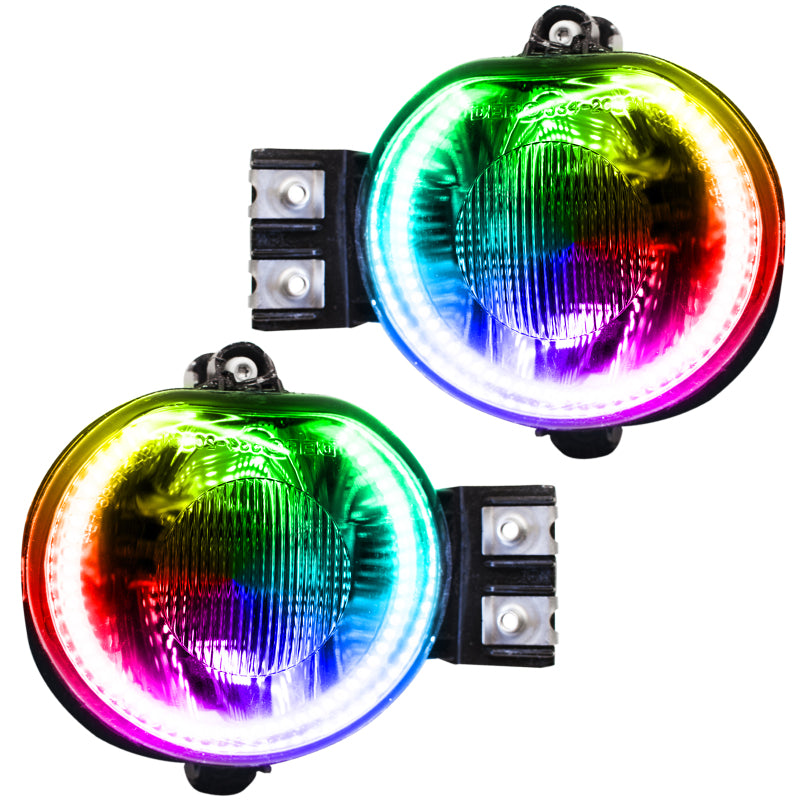 ORACLE Lighting Oracle Dodge Ram 02-05 LED Fog Halo Kit - ColorSHIFT