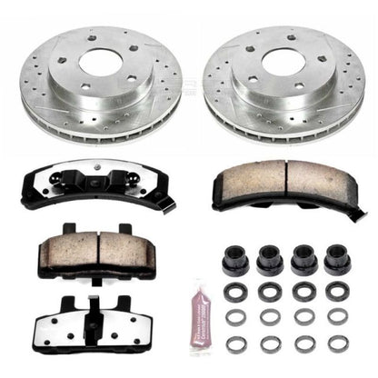 PowerStop Power Stop 94-99 Dodge Ram 1500 Front Z36 Truck & Tow Brake Kit