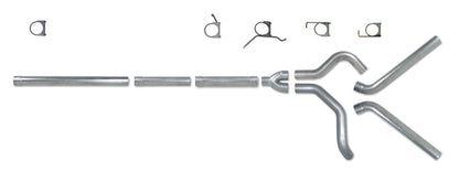 Diamond Eye Performance Diamond Eye KIT 4in Catback MFLR RPLCMENT PIPE DUAL AL: 2004.5-2007.5 DODGE CUMMINS 600