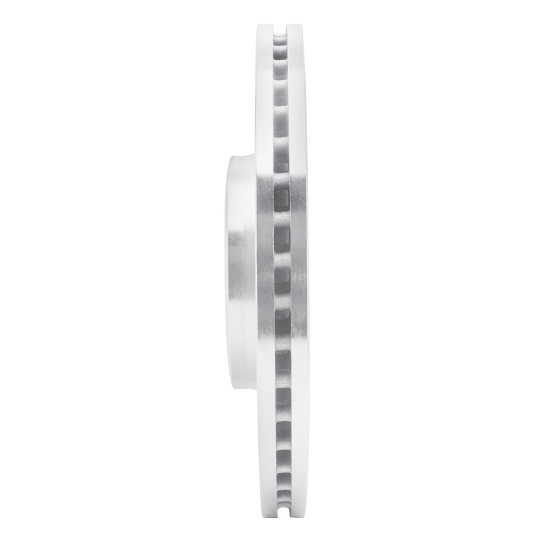 R1 Concepts R1 12-20 Audi A6 (USA/Canada) Front Right Drilled & Slotted Silver Brake Rotor