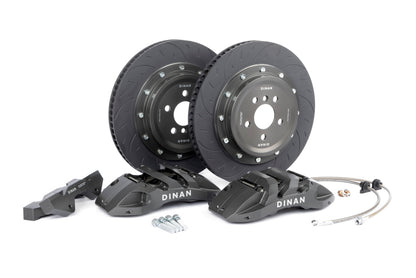 Dinan 15-18 BMW M3 Front Big Brake Kit - 395x34mm 6 Piston - Grey