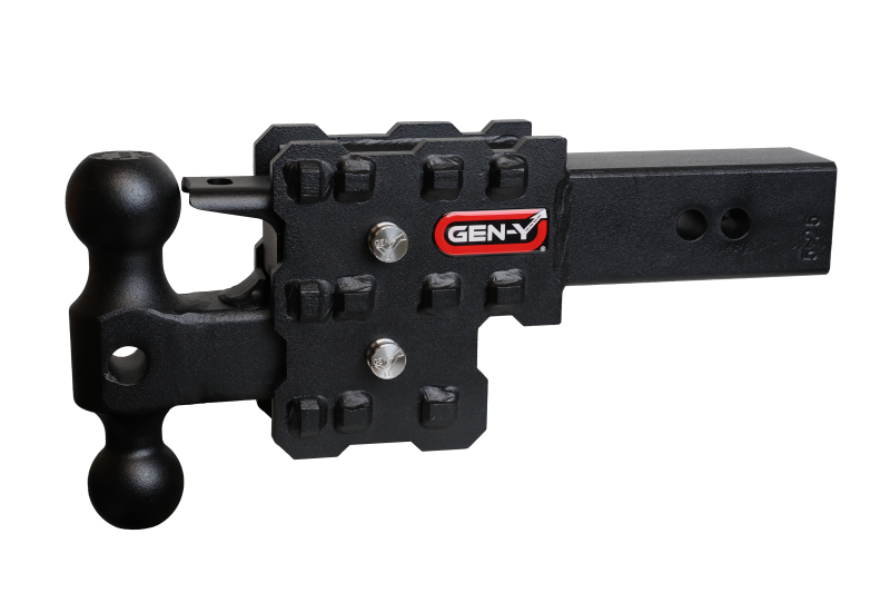 GEN-Y Hitch Gen-Y Phantom-X 2.5in Solid Shank 2.5in Drop 1.6K TW 16K w/GH-051/GH-090l/GH-032 (No Flat Towing)