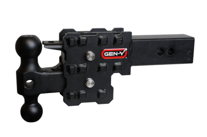 GEN-Y Hitch Gen-Y Phantom-X 2.5in Solid Shank 2.5in Drop 1.6K TW 16K w/GH-051/GH-090l/GH-032 (No Flat Towing)