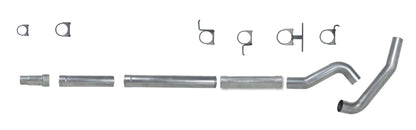 Diamond Eye Performance Diamond Eye KIT 5in Catback MFLR RPLCMENT PIPE Single AL: 94-97 FORD 7.3L F250/F350 PWRSTROKE