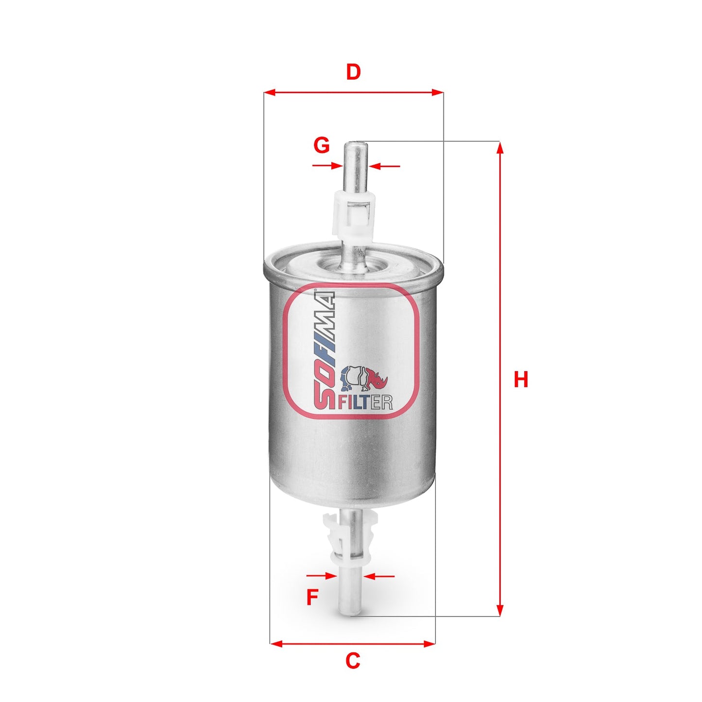 SOFIMA S1515B Fuel Filter
