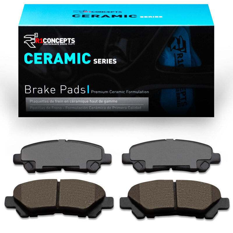 R1 Concepts R1 08-13 Toyota Highlander Hybrid Rear Ceramic Brake Pads