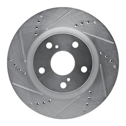 R1 Concepts R1 07-13 Ford Transit (Mexico) Front Left Drilled & Slotted Silver Brake Rotor
