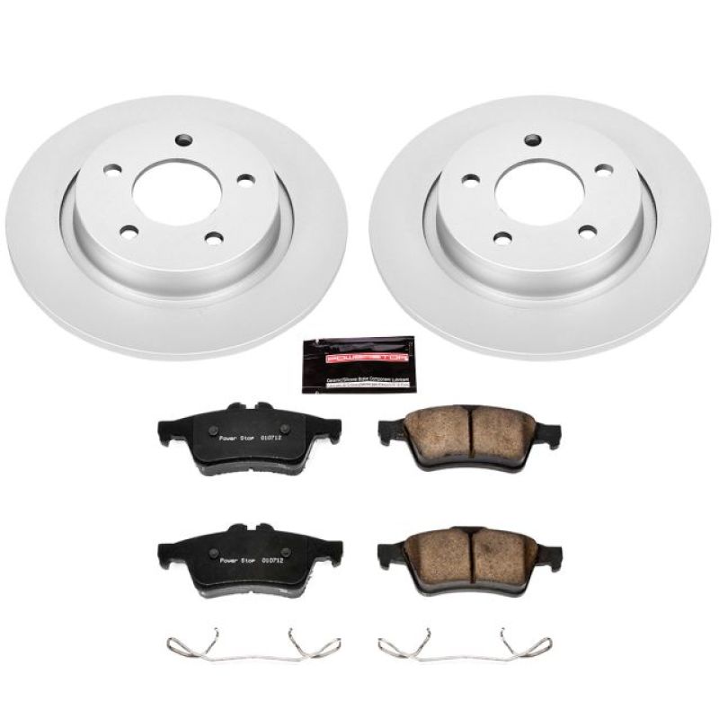 PowerStop Power Stop 04-13 Mazda 3 Rear Z17 Evolution Geomet Coated Brake Kit