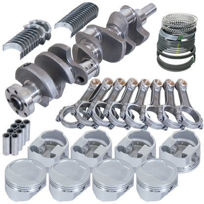 Eagle Ford 289/302 3.400in Crank 5.400in I-Beam Rods -12.5cc 4.030in Pistons Rotating Assembly