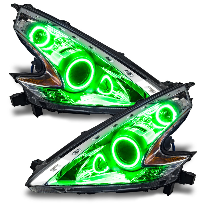 ORACLE Lighting Oracle Nissan 370 Z 09-20 Dual Halo Kit - ColorSHIFT w/ 2.0 Controller