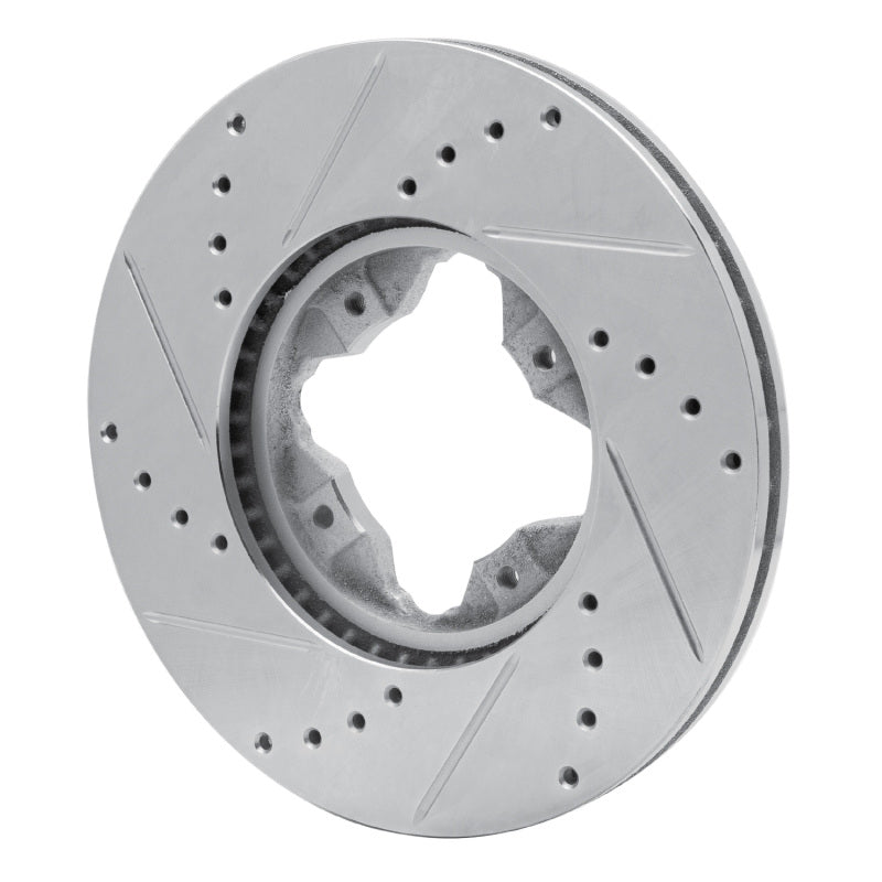 R1 Concepts R1 92-98 Acura Vigor Front Right Drilled & Slotted Silver Brake Rotor