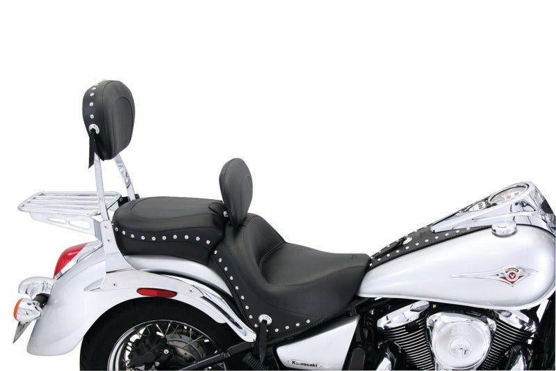 Mustang Motorcycle Mustang Kawasaki VN900 Tank Bib w/Studs - Black