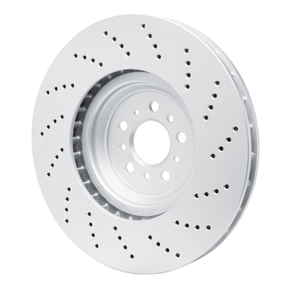 DFC 21-25 BMW M3 Left Front Drilled GeoSPEC Coated Rotor