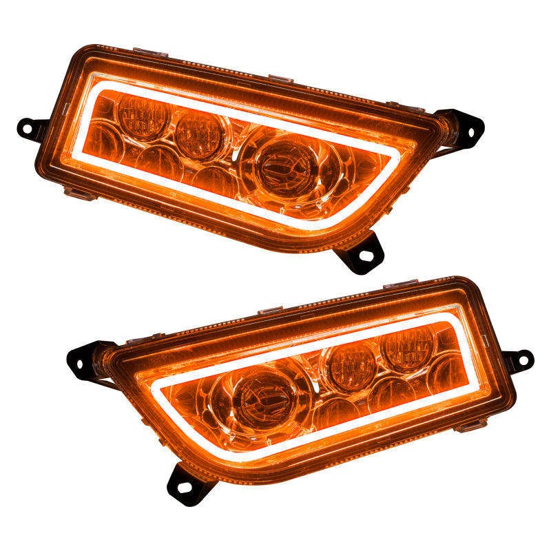 ORACLE Lighting Oracle 14-21 POLARIS RZR 1000 XP Headlight Halo Kit - ColorSHIFT